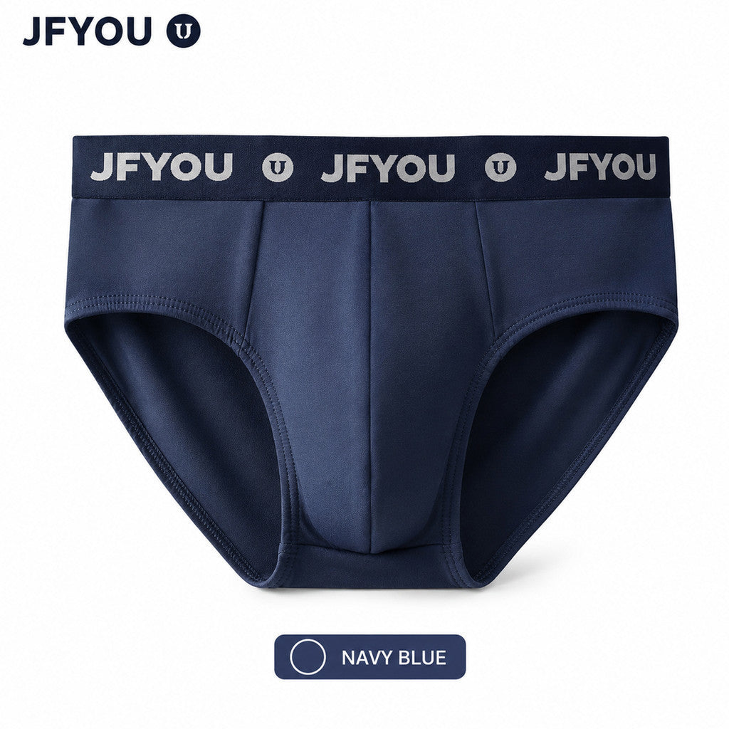 JFYOU 3D Support Pouch Ice Silk Boxer Briefs for Men Cooling Quick Dry Breathable Stretch Soft Underwear