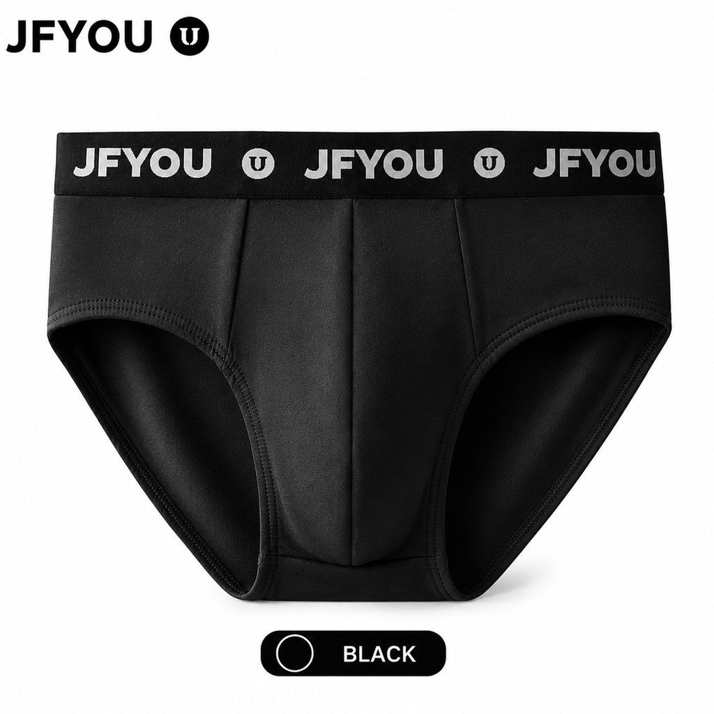 JFYOU 3D Support Pouch Ice Silk Boxer Briefs for Men Cooling Quick Dry Breathable Stretch Soft Underwear