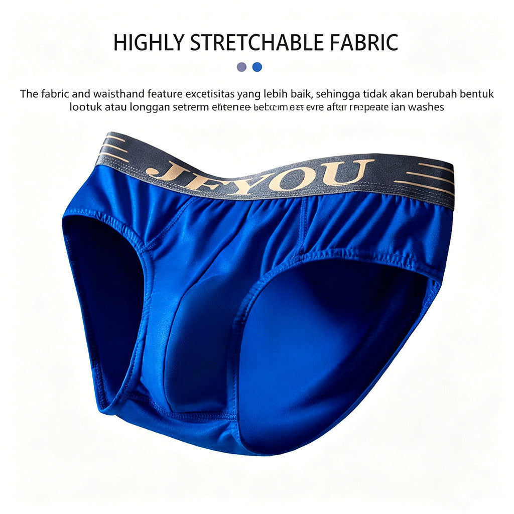 JFYOU Men's Cotton Brief Soft Breathable Stretch Underwear Everyday Comfort M-XXL
