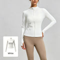JFYOU Women's UV Protection Sports Jacket Slim Fit Zip Up Yoga Running Gym Jacket Lightweight
